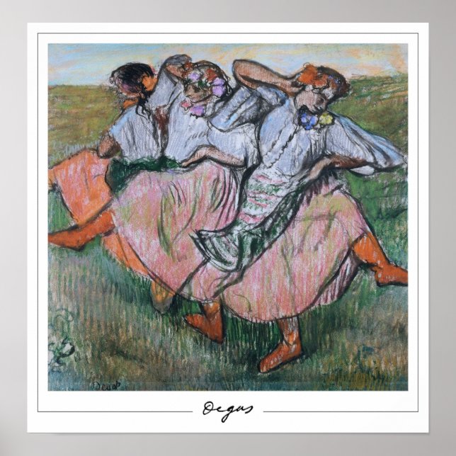 Edgar Degas Zedign Art Poster nº 413 (Frente)