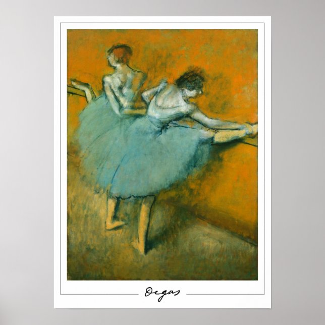 Edgar Degas Zedign Art Poster nº 4-2 (Frente)