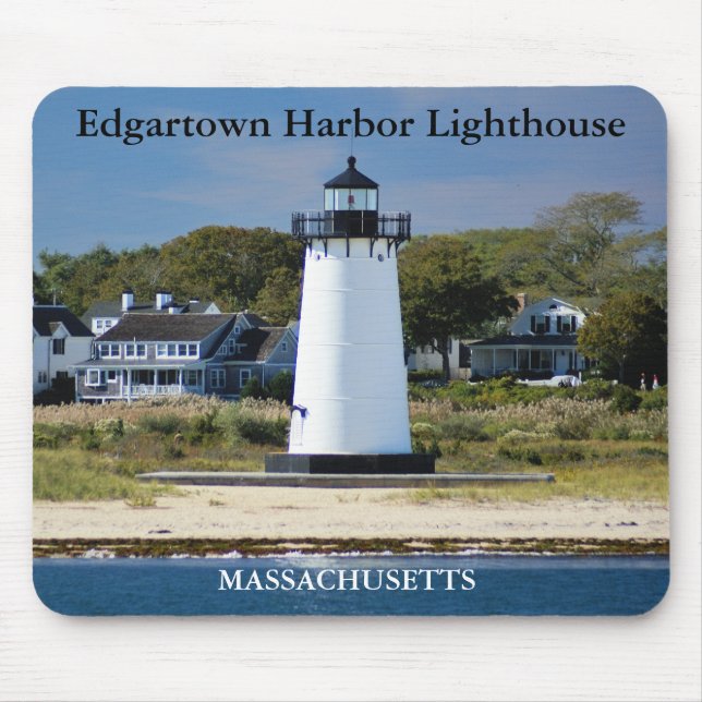 Edgartown Harbor Light, Massachusetts Mousepad (Frente)