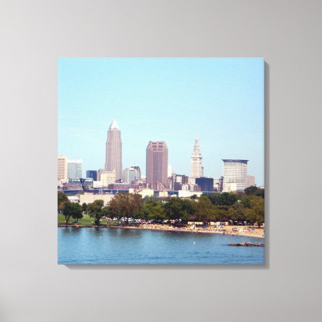 Edgewater View Cleveland Ohio Canvas (Frente)