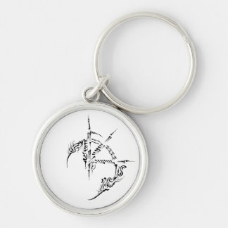Edgy Tribal Art Chaveiro