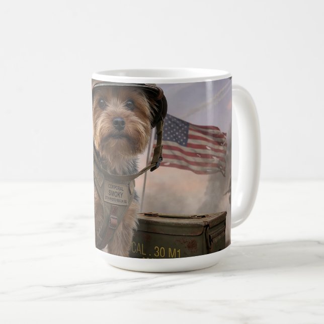 Edição de Cachorro Yorkie | Caneca de Café das For (Frente Esquerda)