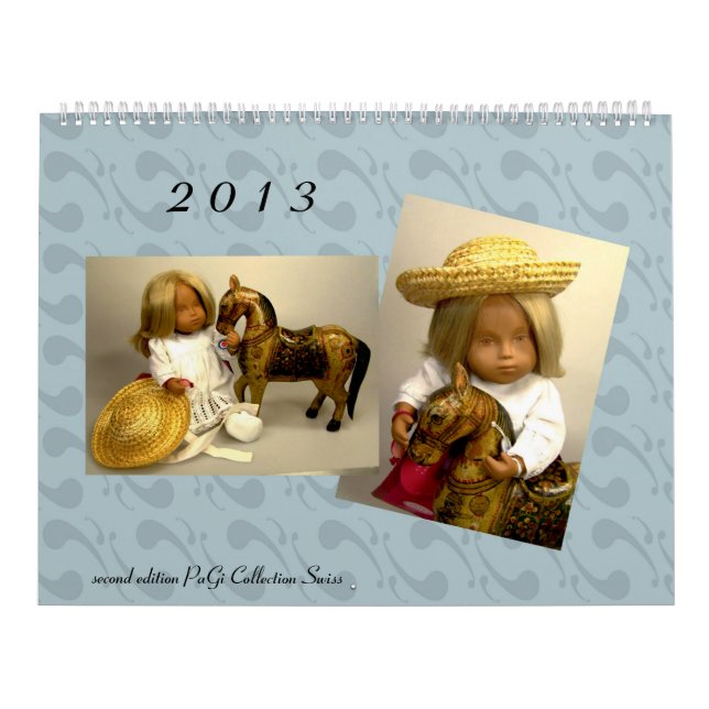 Edição do calendário 2013 das bonecas de Sasha (Capa)