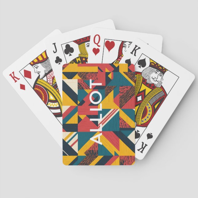 Edição limitada de cartas de baralho alllot (Verso)