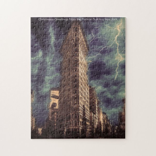 Edifício Flatiron de Nova York. Quebra-cabeça (Vertical)