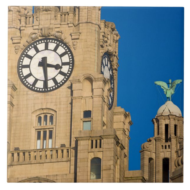 Edifício Liver, Liverpool, Merseyside, Inglaterra (Frente)