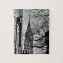 Edifício Manhattan Chrysler em quebra-cabeça de in