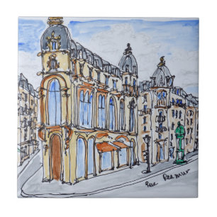 Edifícios na Rue Reaumur, Paris, França