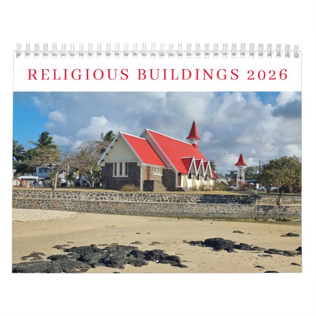 Edifícios religiosos calendário 2026 (Capa)