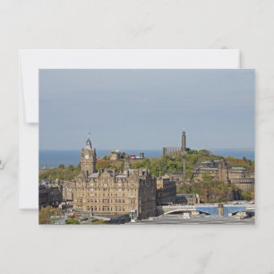 Edimburgo, cartão da Escócia