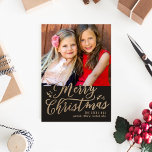 EDITABLE Color Felry Natal Cartão com fotos<br><div class="desc">Celebre a temporada com este cartão de feriado moderno e na moda de Berry Berry Sweet. Itens correspondentes e mais opções de design estão disponíveis em nossa loja: www.berryberrysweet.com. A cor de fundo pode ser personalizada online para melhor corresponder à sua foto!</div>