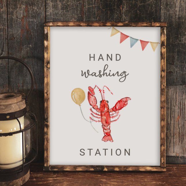 Editable Crawfish Party Sign (Criador carregado)