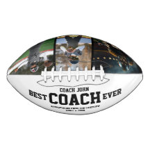 Editable Football Coach Appreciation Photo Design