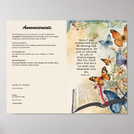 Editar, Baixar Poster do Boletim da Igreja