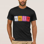 Editar camisa de nome de mesa periódica<br><div class="desc">Ardit se soletrava como Ar D I T (Argon Deuterium Iodine Tritium) em uma camisa para o cientista em você. Não consegues encontrar o que queres?</div>
