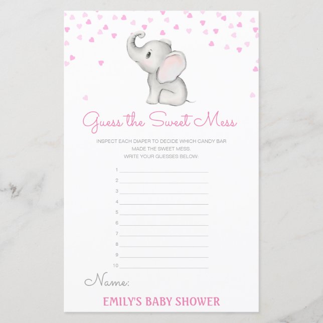 Editável, acho a doce Mess, Fralda suja (Frente)