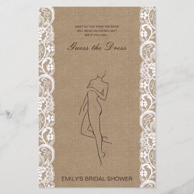 Editável - Adivinha o Jogo do Chá de panela de Ves (Frente)