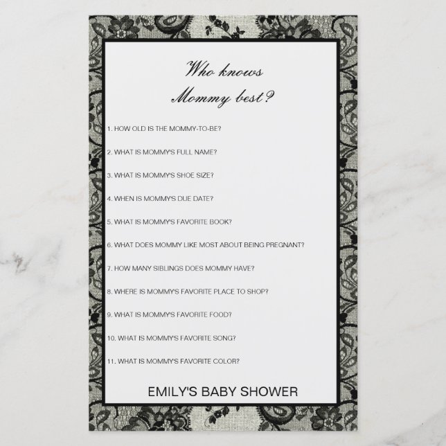 Editável que conhece o melhor jogo de Chá de frald (Frente)