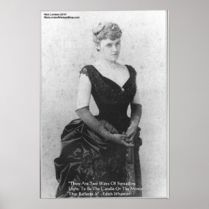 Edith Wharton - Posters de citação "Espalhando l
