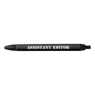 Editor Assistente de Canetas da Tripulação de Film