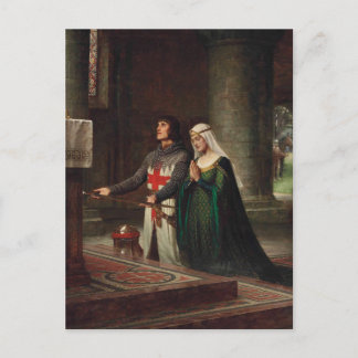 Edmund Blair Leighton - O Cartão Postal da Dedicaç