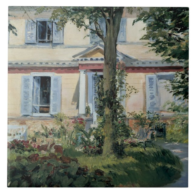 Edouard Manet - A Casa no Rueil (Frente)