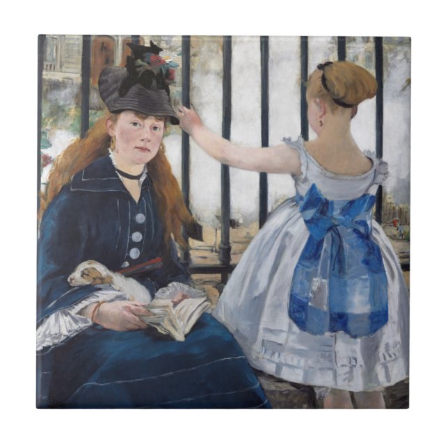 Edouard Manet - A Via Ferroviária (Frente)