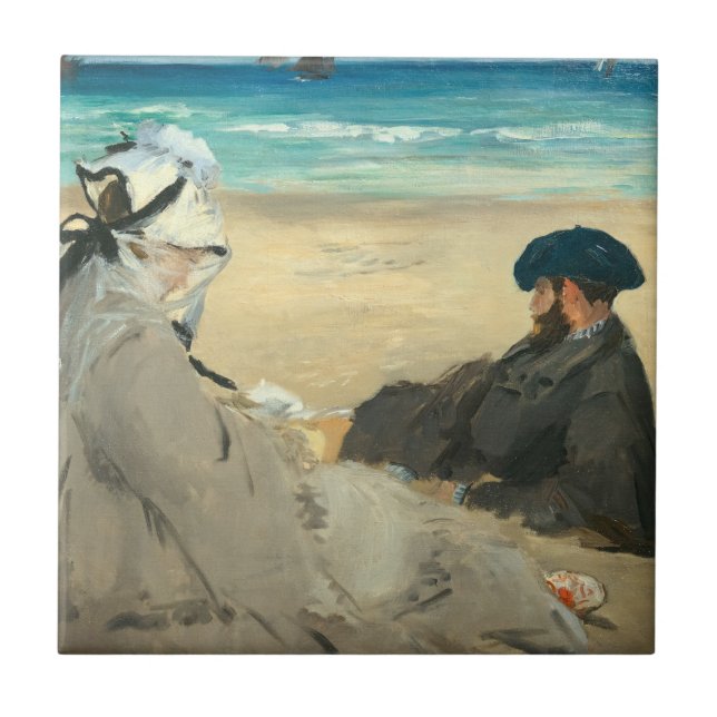 Edouard Manet - Na Praia (Frente)