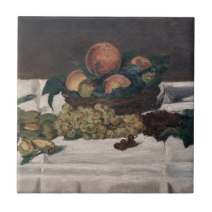 Edouard Manet - Nature Morta, Frutas numa Mesa