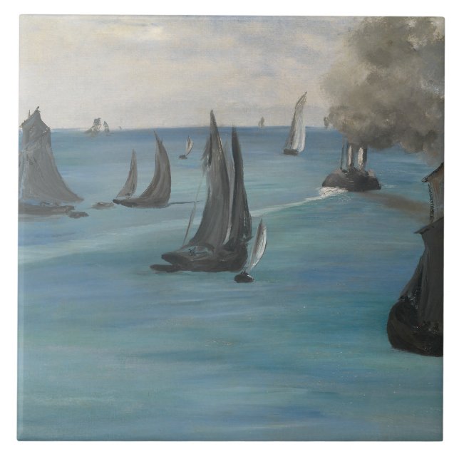 Edouard Manet - Vista Marítima, Clima Calmo (Frente)