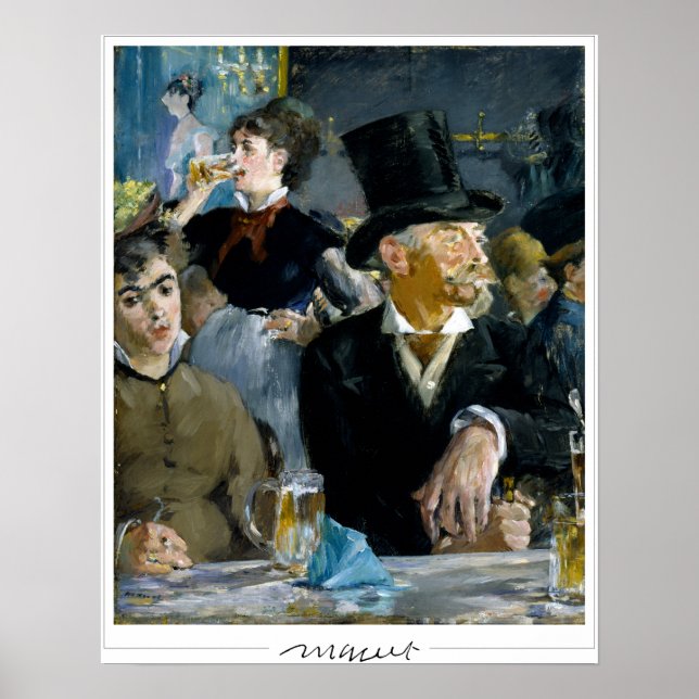 Édouard Manet Zedign Art Poster nº 14 (Frente)