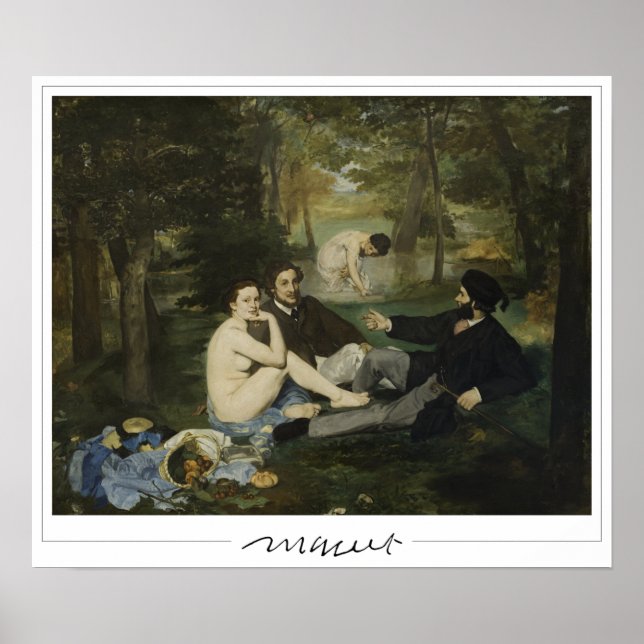 Édouard Manet Zedign Art Poster nº 213 (Frente)