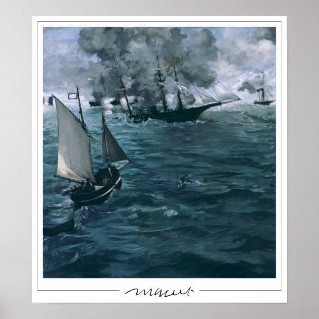 Édouard Manet Zedign Art Poster nº 94 (Frente)