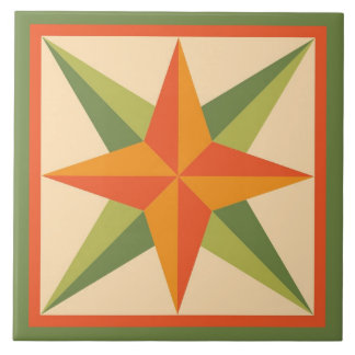 Edredão Trivet - bloco chanfrado da estrela