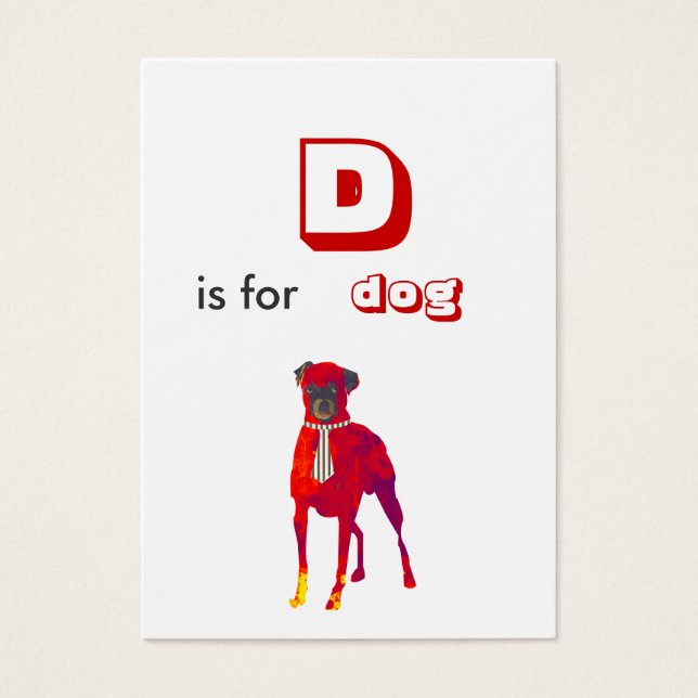 Educação do ACEO Animal ABC (Frente)