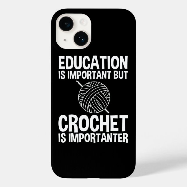 Educação É Importante, Mas Crochet É Importante (Verso)