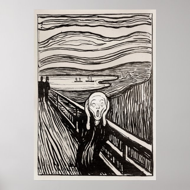 Edvard Munch, A Famosa Do Impressão Do Lithógrafo  (Frente)