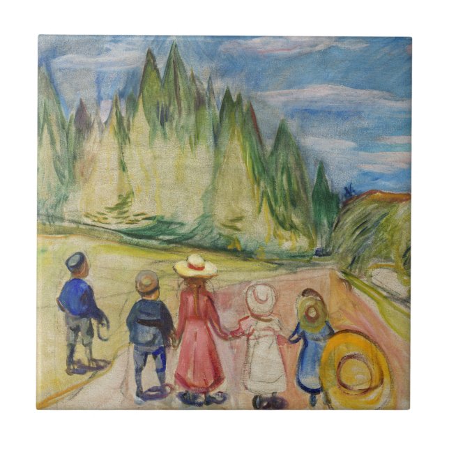 Edvard Munch - A Floresta de Fairytale (Frente)