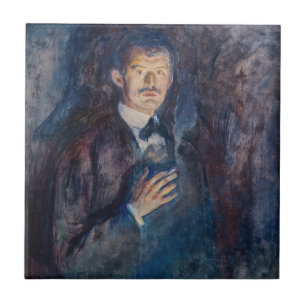 Edvard Munch - Autorretrato com Cigarro