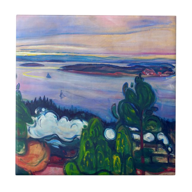 Edvard Munch - Comboio Fumado (Frente)