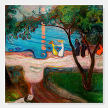 Edvard Munch - Dança na Praia