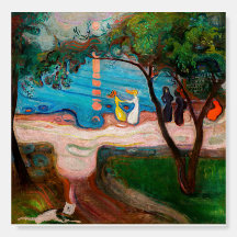 Edvard Munch - dança na praia
