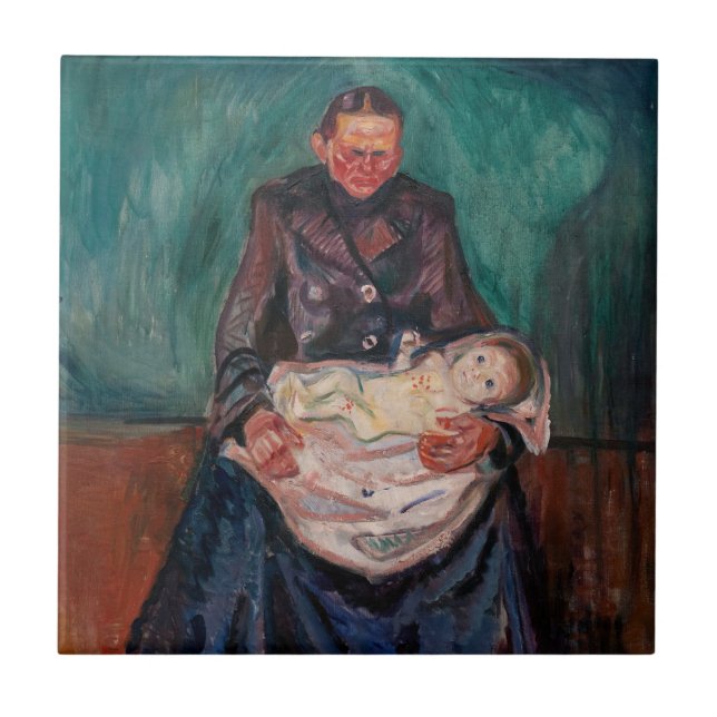 Edvard Munch - Mulher com Criança Doente, Herança (Frente)