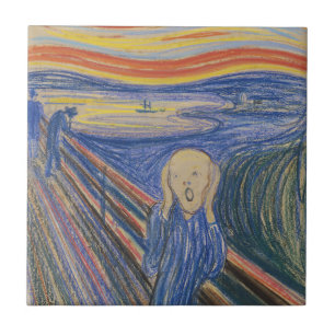Edvard Munch O Grito 1895 Impressão de Arte em Pas