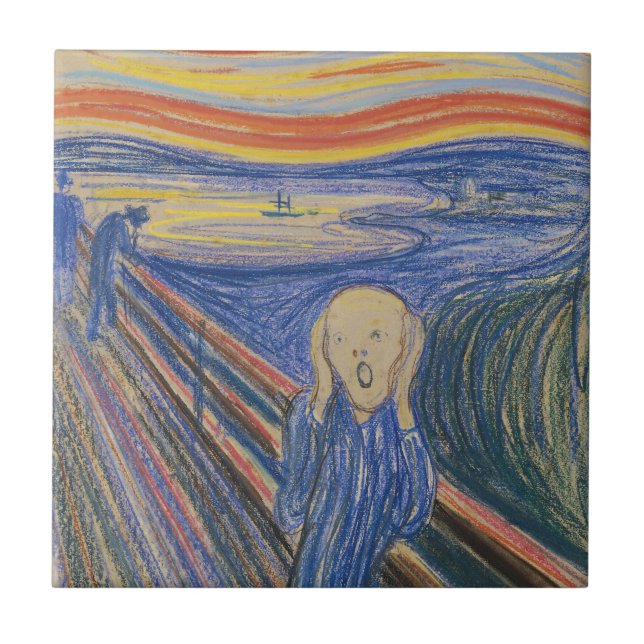 Edvard Munch O Grito 1895 Impressão de Arte em Pas (Frente)