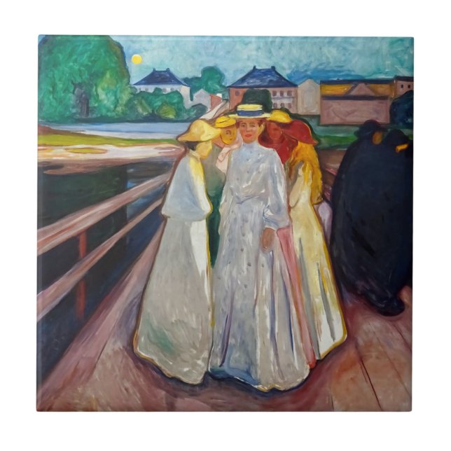 Edvard Munch - The Girls on the Bridge 1903 (Frente)