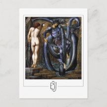Edward Burne-Jones #261 - Cartão Postal de Arte Fi