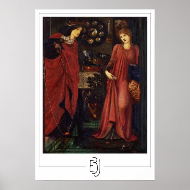 Edward Burne-Jones Zedign Art Poster nº 5 (Frente)