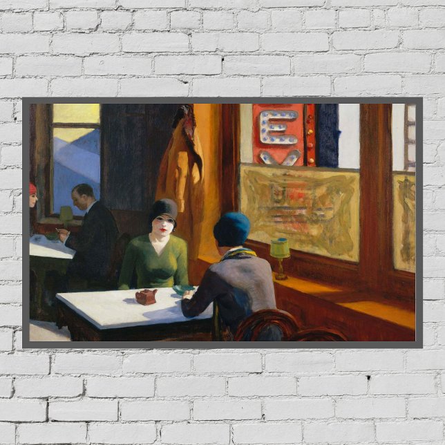 Edward Hopper Wall Decor Impressão (Criador carregado)