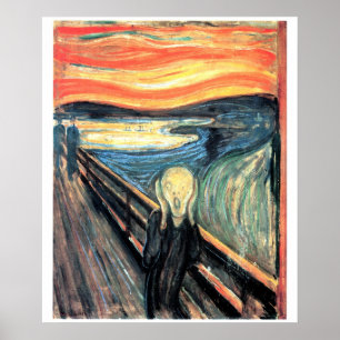 Edward Munch The Gritar Art Poster